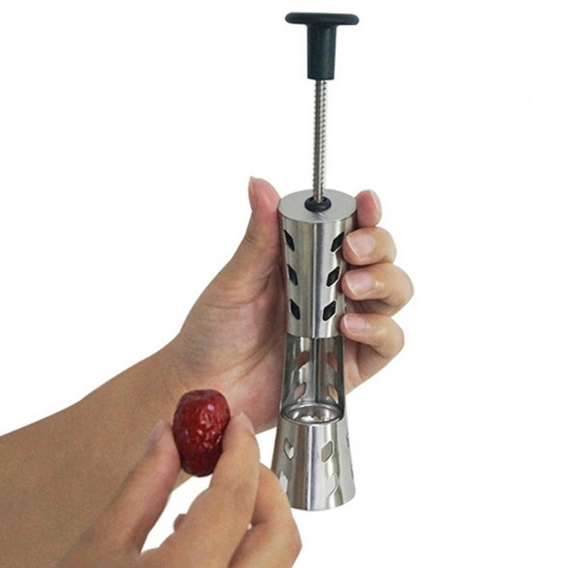 Snack Pecite s lakoćom Korištenje jezgre za datulje Učinkovito guranje jezgre za žižule Bez napora uklonite koštice od žižule Koštice od trešanja s izdržljivom