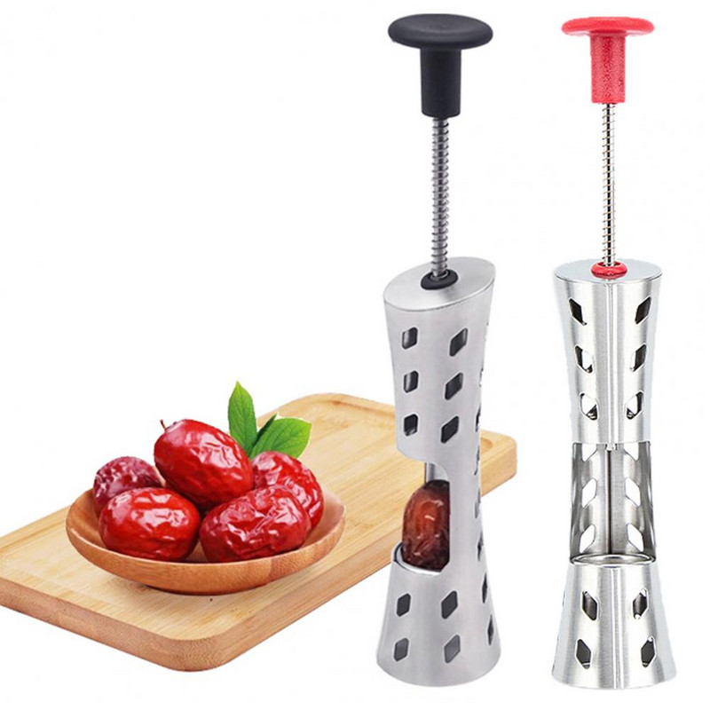 Snack Pecite s lakoćom Korištenje jezgre za datulje Učinkovito guranje jezgre za žižule Bez napora uklonite koštice od žižule Koštice od trešanja s izdržljivom