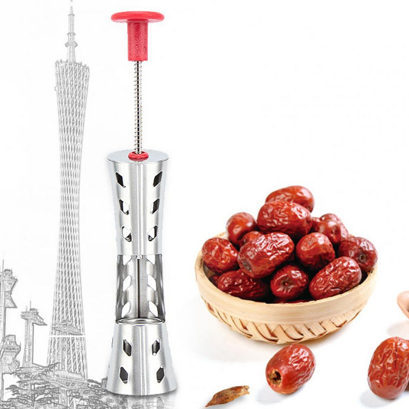 Snack Pecite s lakoćom Korištenje jezgre za datulje Učinkovito guranje jezgre za žižule Bez napora uklonite koštice od žižule Koštice od trešanja s izdržljivom