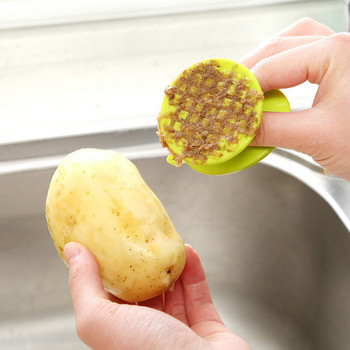 Πλαστικός καθαριστής διπλής όψης για λαχανικά και φρούτα Εργαλείο προμηθειών κουζίνας με καρότο πατάτας