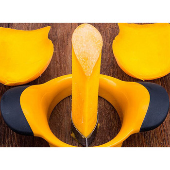 Δημιουργικό ανοξείδωτο χάλυβα Κόφτης Mango Splitter Φρούτα Κουζίνα Gadget Αξεσουάρ Peach Slicer Peeler Tool Peeling Quick gadgets