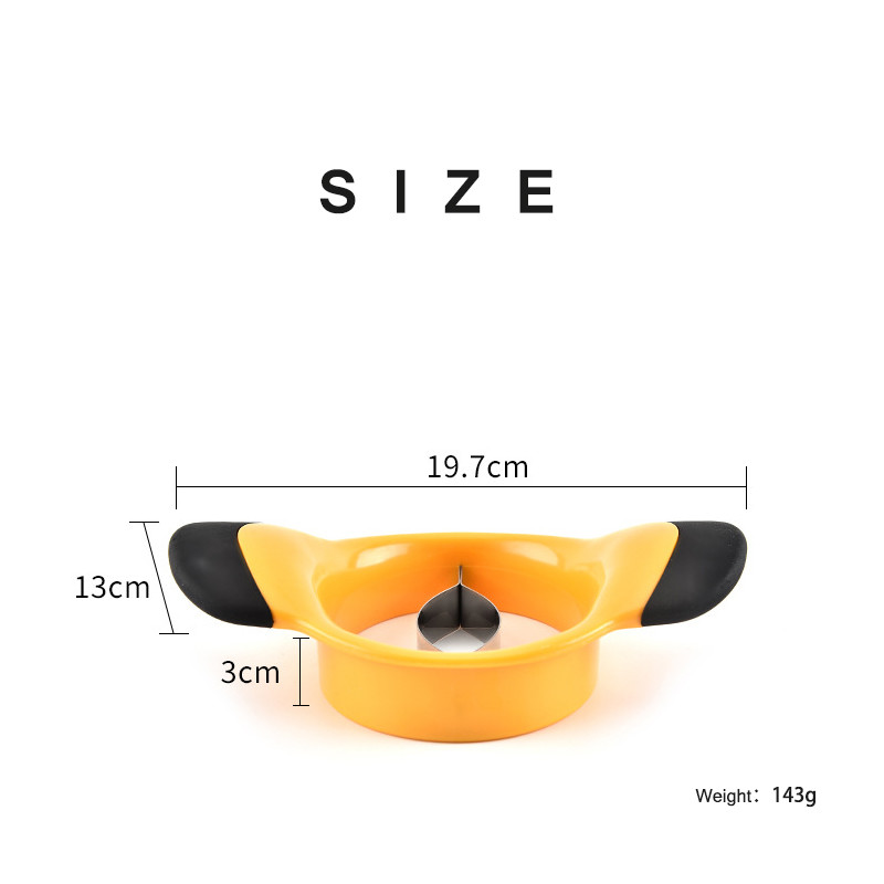 Kūrybinis nerūdijančio plieno mango pjaustytuvas vaisių pjaustytuvas virtuvės prietaisų priedai Persikų pjaustyklė Skustukas įrankis Lupimas Greiti įtaisai