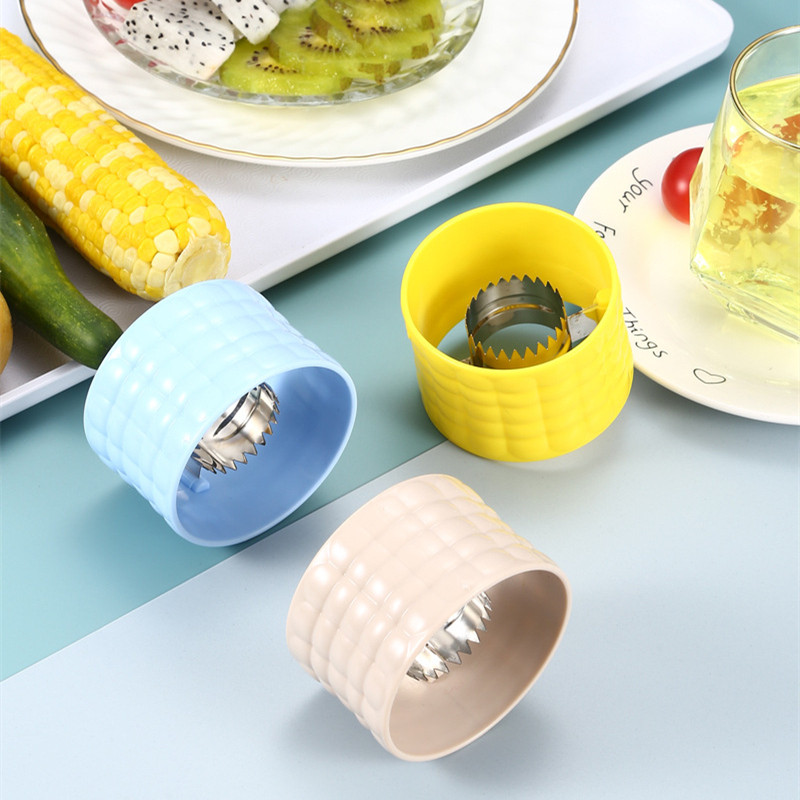 3 színben Kukoricaeltávolító Hámozó Csépvágó Kukoricaeltávolító Gyümölcs Zöldség Főzőeszközök Konyhai Kiegészítők Csupa eltávolító
