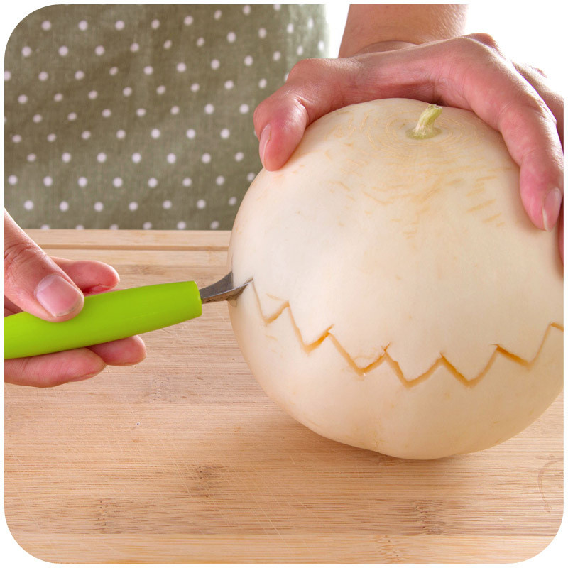 Čelična kopačica voća Rezanje lubenice Artefakt Voćna kugla Lopta za kopanje Okrugla žlica za sladoled Rezanje voća Nož za rezbarenje