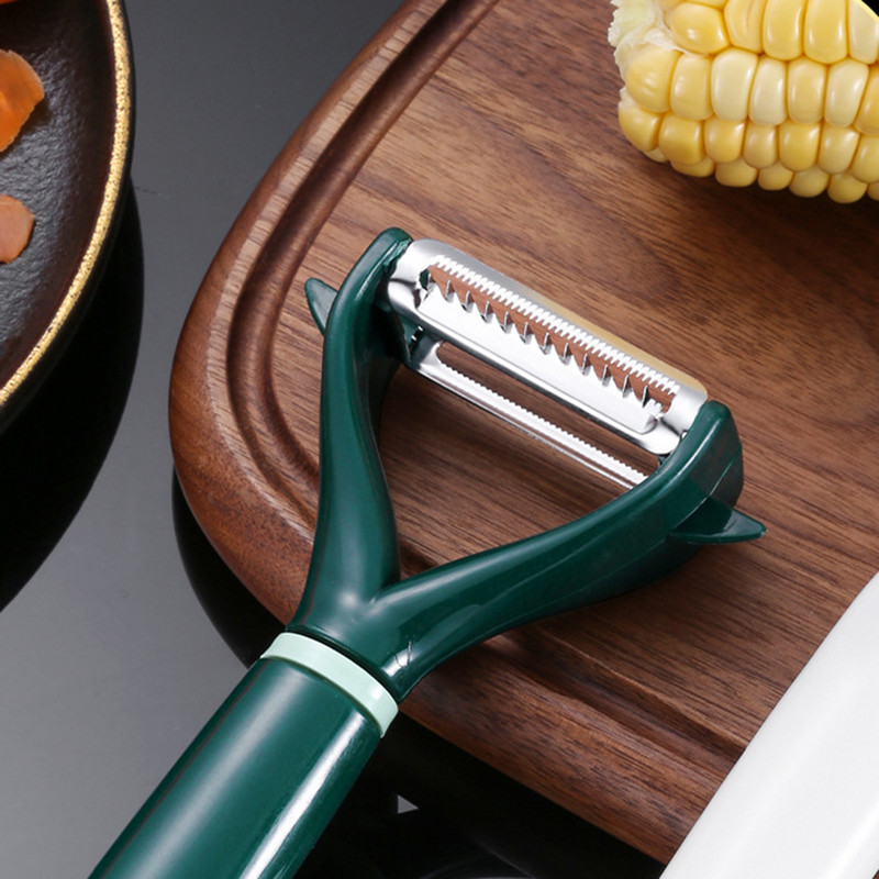 Koorimislõikur Köök Multifunktsionaalne juurvilja-puuvilja-kartuli-kurgi riiv koorija kaasaskantavad köögitööriistad