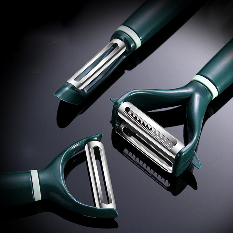 Koorimislõikur Köök Multifunktsionaalne juurvilja-puuvilja-kartuli-kurgi riiv koorija kaasaskantavad köögitööriistad