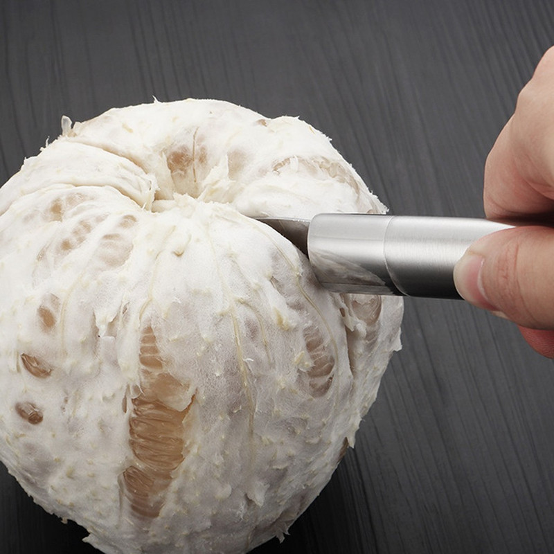 Nástroj na odstraňovanie škrabiek na pomaranče z nehrdzavejúcej ocele, odolný a bezpečný, ľahko použiteľný, vhodný na šúpanie mnohých druhov ovocia a grapefruitov, kuchynské náradie