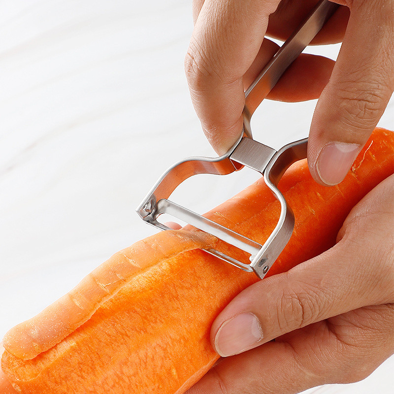 Ručna ljuštilica za povrće Nehrđajući čelik Višenamjenski rezač krumpira Rezač Rende Nož za guljenje voća Nove kuhinjske gadgete