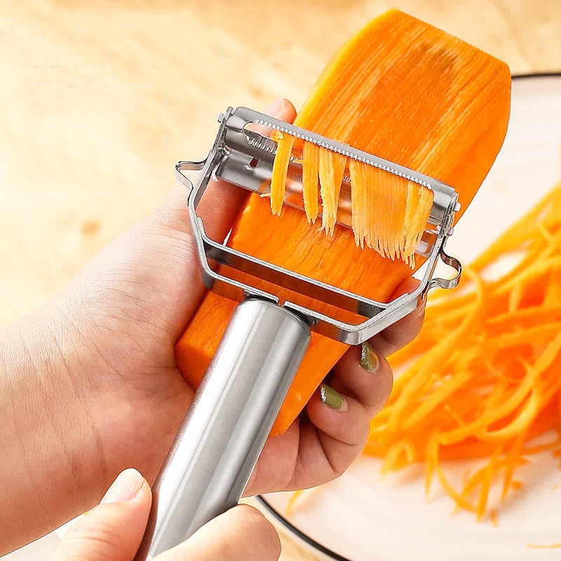 Plačiasnukis skustuvas nerūdijantis plienas vaisių peilis kopūstų tarkos salotos bulvės namų įtaisai daržovės įrankiai virtuvės priedai