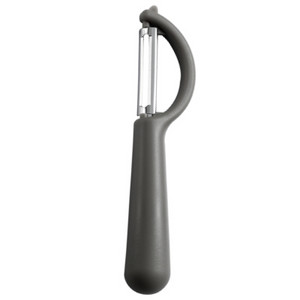 Konco puuvilja-köögiviljakoorija, 1/2 tk roostevabast terasest üliterav Julienne koorija ergonoomilise silikoonkäepidemega, köögitööriistad