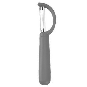 Konco puuvilja-köögiviljakoorija, 1/2 tk roostevabast terasest üliterav Julienne koorija ergonoomilise silikoonkäepidemega, köögitööriistad