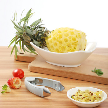Εργαλεία κουζίνας από ανοξείδωτο χάλυβα αποφλοιωτής φρούτων φράουλας κόφτης ανανάς κουζινάκι κουζινάκι κόφτης ντομάτας κλιπ εργαλεία κουζίνας