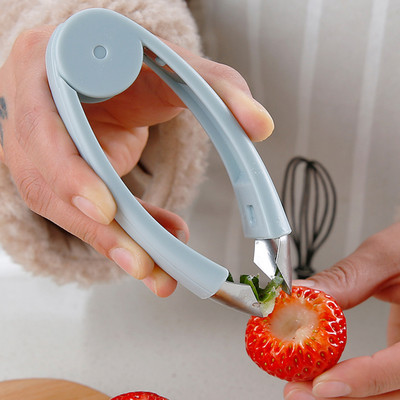 Unelte de bucătărie din oțel inoxidabil Mașină de curățat fructe Corer căpșuni Tăiător de ananas Dispozitive de bucătărie Dispozitive de tăiat roșii Clip de feliere unelte de bucătărie