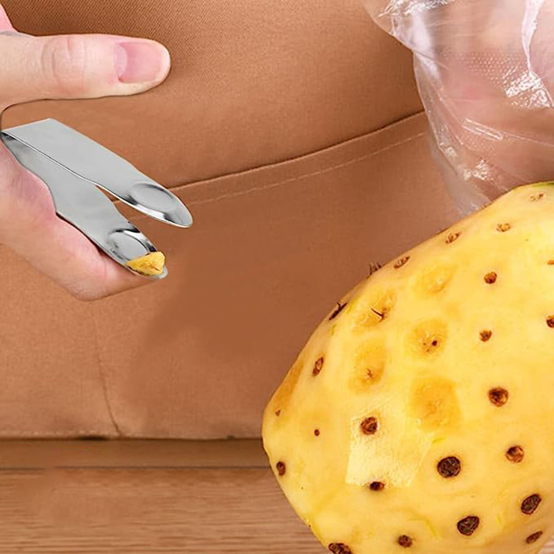 Nerūdijančio plieno braškių šaknų šalinimo spaustukas Braškių lukštas Pomidorų daržovių vaisių stiebų valiklis Corer Gadget Virtuvės įrankis