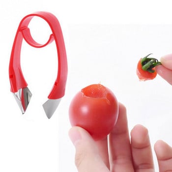 Ντομάτες Φράουλες για να αφαιρέσετε το άκρο Ο πολλαπλών χρήσεων διαχωριστής μίσχων φρούτων Ανανάς Τα μάτια της δημιουργικής κουζίνας