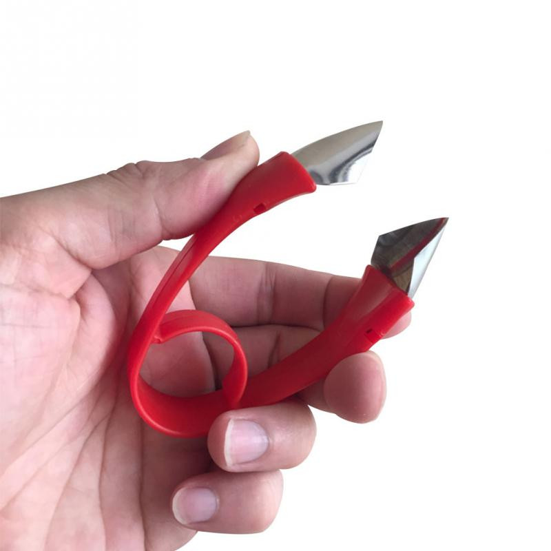 Pomidorai Braškės, kad būtų pašalintas antgalis Daugkartinis vaisių stiebo separatorius Ananasas Kūrybinių virtuvės reikmenų akys