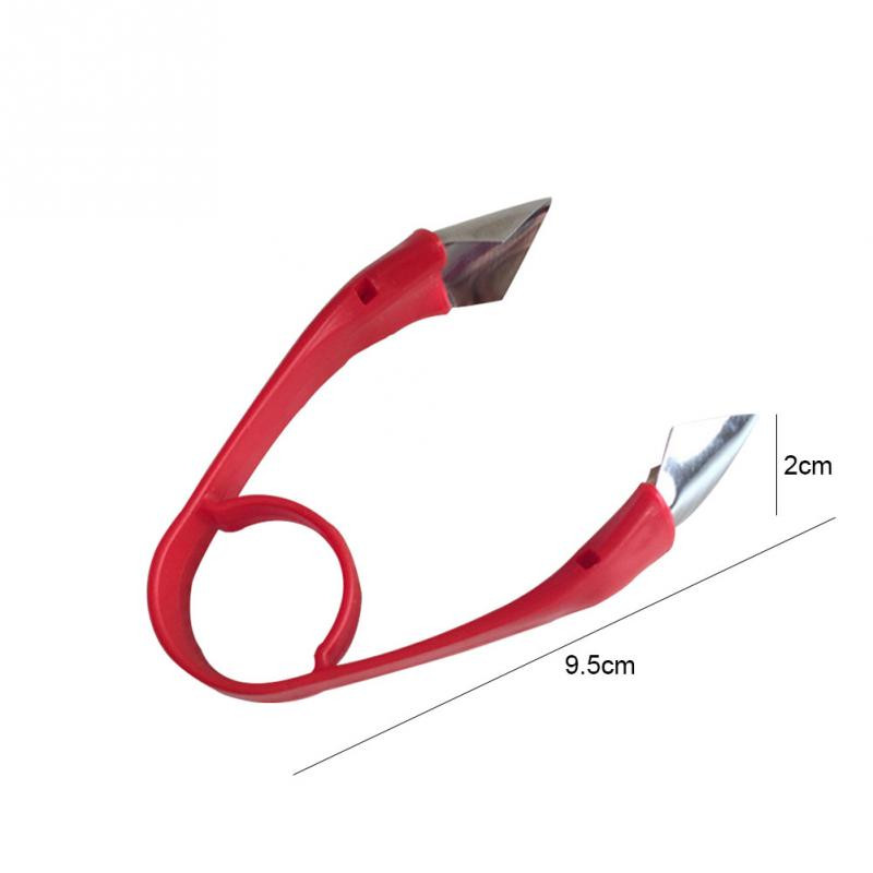 Pomidorai Braškės, kad būtų pašalintas antgalis Daugkartinis vaisių stiebo separatorius Ananasas Kūrybinių virtuvės reikmenų akys