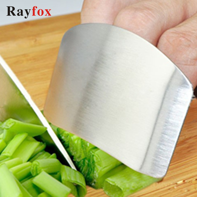 Virtuvės aksesuarai Nerūdijančio plieno pirštų apsauga Peilis Pjovimo pirštų Apsauga Įrankiai Saugus Maisto gaminimo Pagalbininkas Virtuvės prietaisai