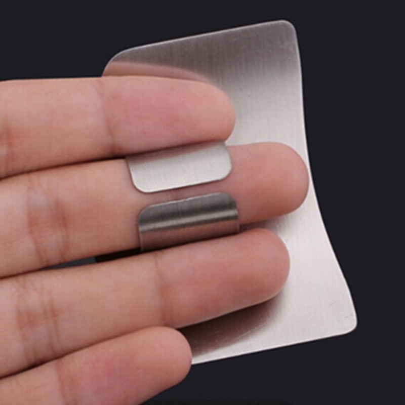 Virtuvės aksesuarai Nerūdijančio plieno pirštų apsauga Peilis Pjovimo pirštų Apsauga Įrankiai Saugus Maisto gaminimo Pagalbininkas Virtuvės prietaisai