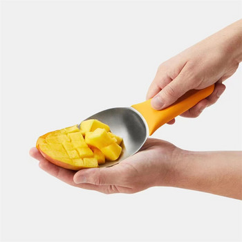 Белачка за манго многофункционална белачка за плодове неръждаема стомана лесна за почистване практични инструменти за плодове и зеленчуци кухненски консумативи