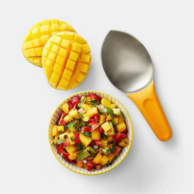 Curățător de mango Curățător de fructe multifuncțional din oțel inoxidabil ușor de curățat unelte practice pentru fructe și legume accesorii de bucătărie