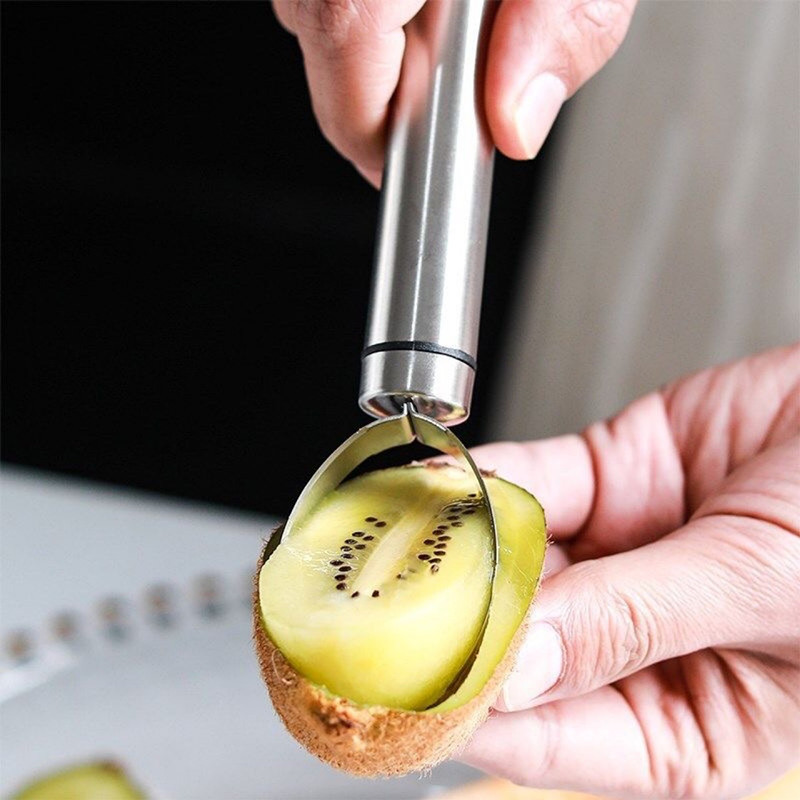 Nerūdijančio plieno mango pjaustyklės skustuvas rankinis vaisių kivių arbūzo šerdies nuėmiklis, pjaustytas kubeliais salotų įrankis virtuvės įtaisas