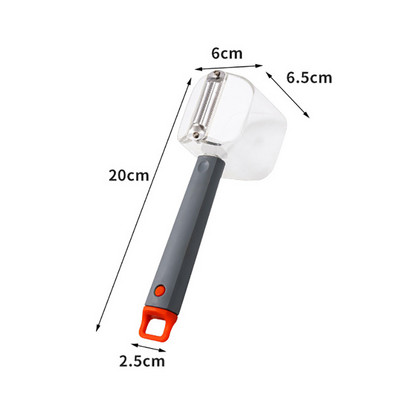 Köögiviljakoorija konteineriga kartuli porgandi purustajad köögiviljade koorija roostevabast terasest viilutaja koorimisnuga vidinad