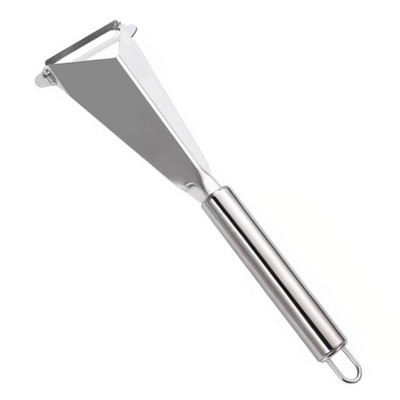 Kolmnurkne õunakurgi nikerdusnuga roostevabast terasest surunuga koorimiskraabits kokk puuviljavaagen Artefakt toidu nikerdusvorm