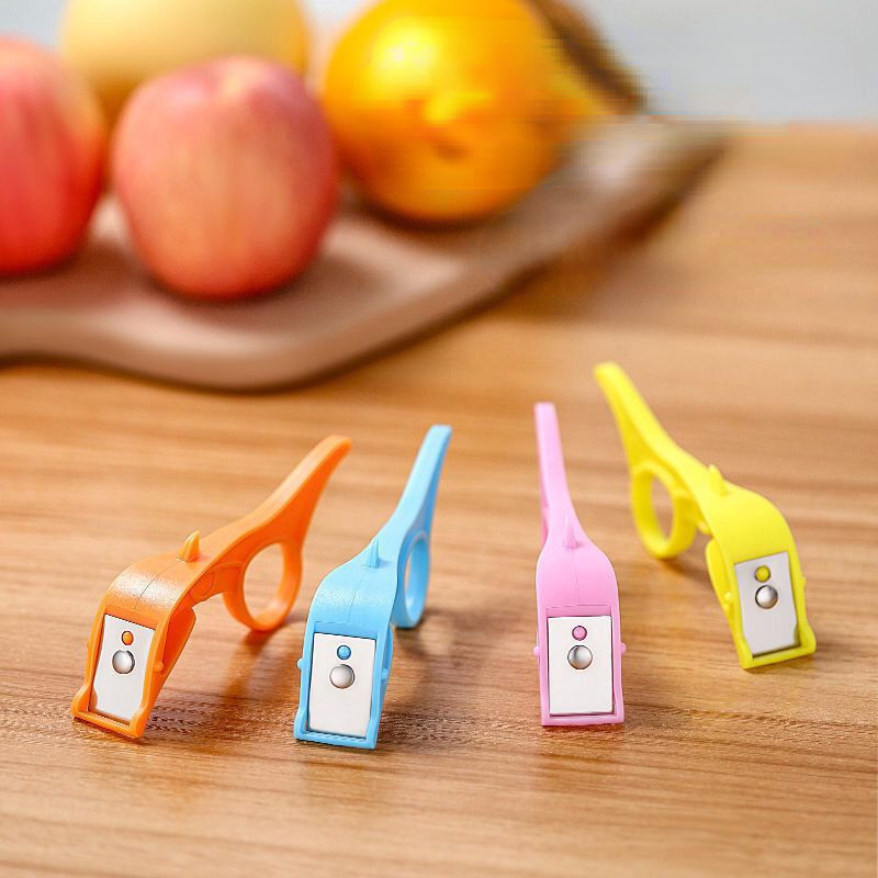 1PC Gulilica za voće i jabuke Gulilica za povrće Prsten za guljenje od nehrđajućeg čelika Prijenosni ručni gulitelj za guljenje naranče Kuhinjski alati