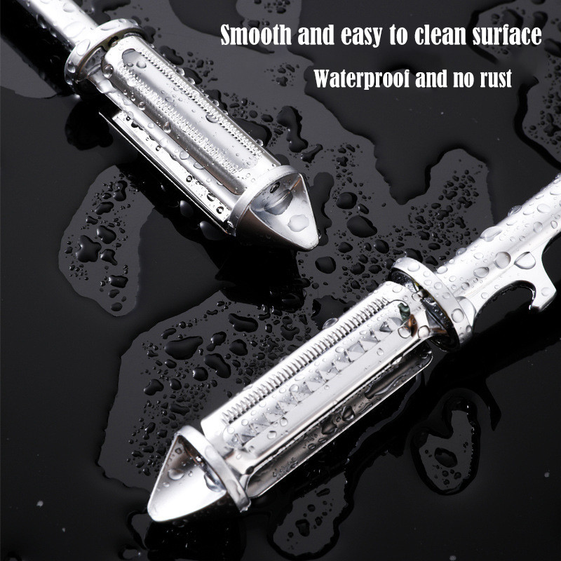 5 az 1-ben Többfunkciós zöldséghámozó Sárgarépa reszelő Gyümölcshámozó sörnyitóval Konyhai kütyü Tartozékok Eszköz