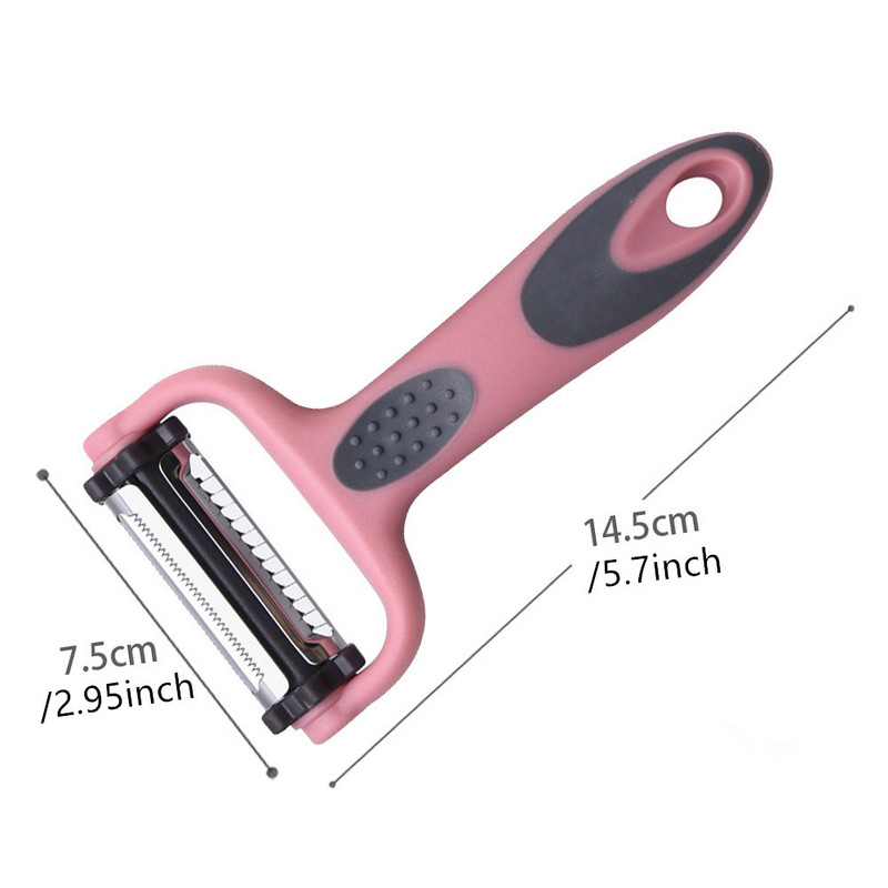 Εργαλείο αποφλοίωσης φρούτων 3 σε 1 Αποφλοιωτής μήλου Εργαλείο τεμαχισμού λαχανικών Πολλαπλών λειτουργιών Μαχαίρι καθαρισμού 3 πλευρών Κουζίνα Pelapatate Gadgets