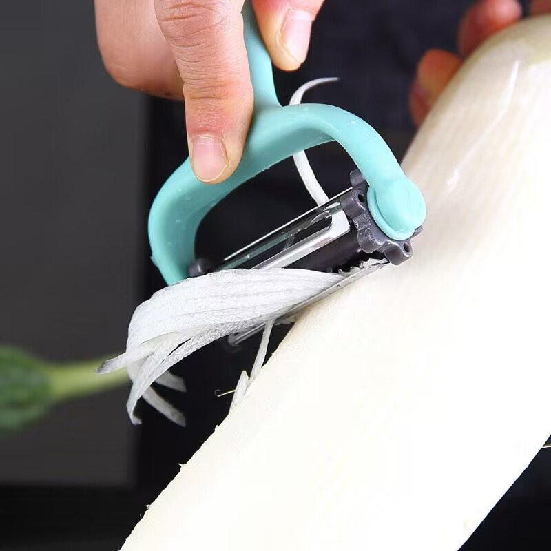 Εργαλείο αποφλοίωσης φρούτων 3 σε 1 Αποφλοιωτής μήλου Εργαλείο τεμαχισμού λαχανικών Πολλαπλών λειτουργιών Μαχαίρι καθαρισμού 3 πλευρών Κουζίνα Pelapatate Gadgets