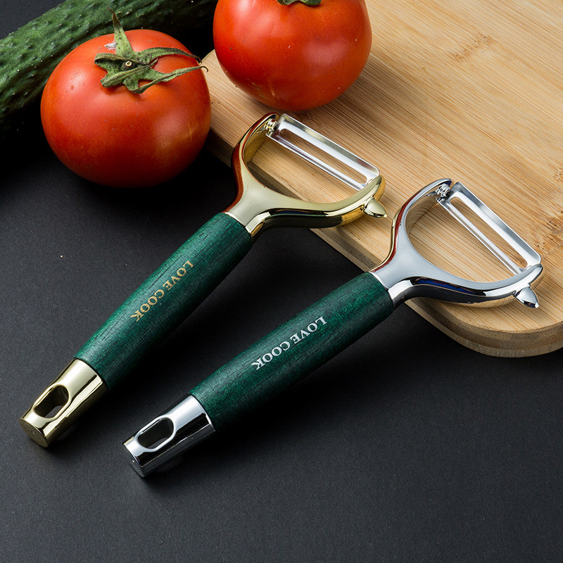 Mașină de curățat legume, oțel inoxidabil, multifuncțională, ultra ascuțită, răzătoare pentru fructe, tăietor, unelte de bucătărie de lux, gadgeturi