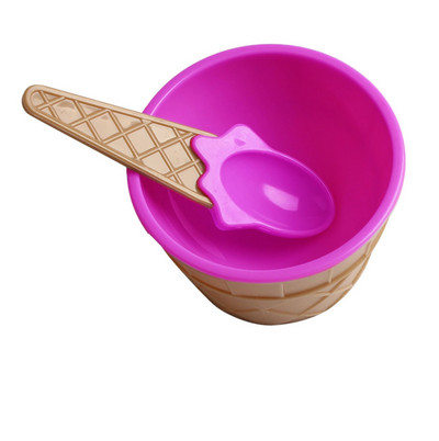 6 värvi 1tk värvi armsad jäätisetopsid lastele jäätisekaussi lusikakomplekt lastele kingitus magustoidukauss mängumaja mänguasi isetegemine köögitööriistad