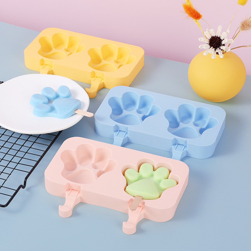 Silikoonist jäätisevorm Teemant väike ovaalne DIY omatehtud paprikavormid magustoidujäätise meisterdamise korduvkasutatav tööriist