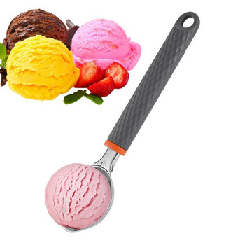 Метална лъжица за сладолед и лъжици за бисквитки Размер на спусъка Лъжица за бисквитки Лъжица за пъпеши Лъжица за тесто от неръждаема стомана Кухненски инструменти