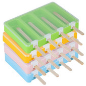 Popsicle formelės sutaupys vietos ledų formavimo aparatas Lengvai atleidžiamas šerbeto padėklas Daugkartinis Kulfi formų dėklas ledų formavimui