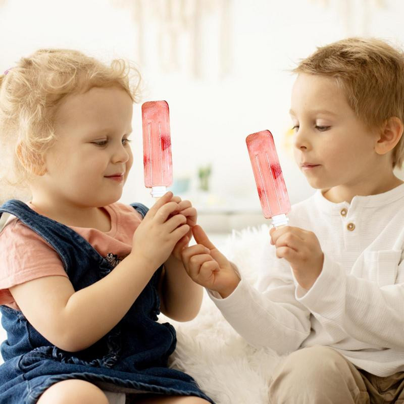 Popsicle formelės sutaupys vietos ledų formavimo aparatas Lengvai atleidžiamas šerbeto padėklas Daugkartinis Kulfi formų dėklas ledų formavimui