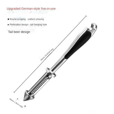 Višenamjenska gulilica zadebljani nož za guljenje voća od nehrđajućeg čelika Kuhinjski nož za guljenje dinje pet u jednom za voće i povrće