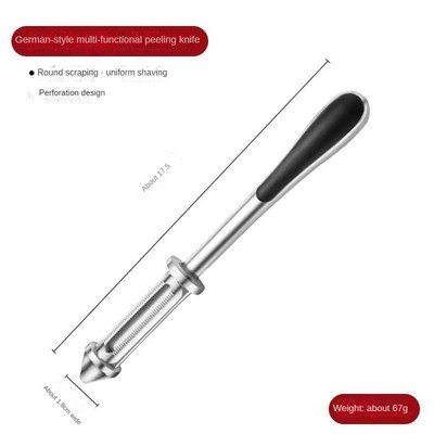 Višenamjenska gulilica zadebljani nož za guljenje voća od nehrđajućeg čelika Kuhinjski nož za guljenje dinje pet u jednom za voće i povrće