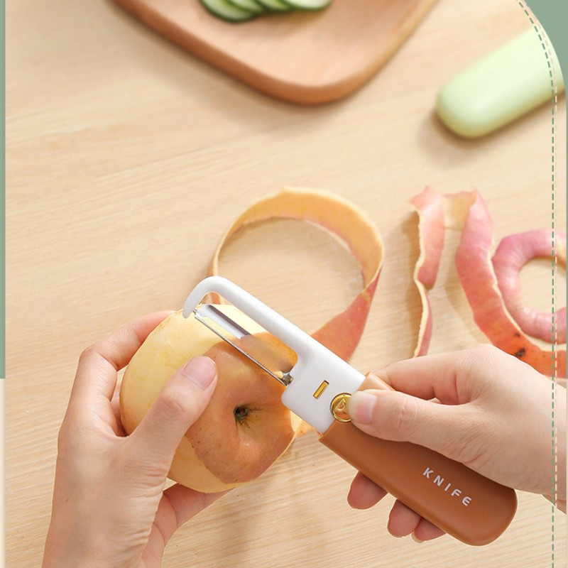 Kaasaskantav ja multifunktsionaalne kaks-ühes puuviljanuga, koduköögi koorija ja kaabitsa vidinad koju