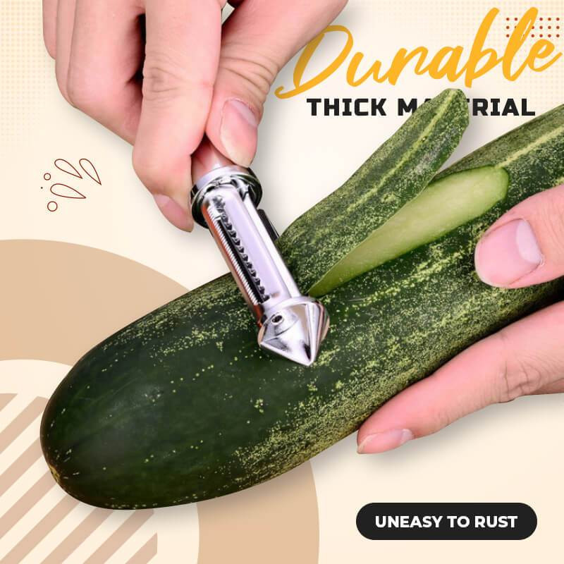 Daugiafunkcis nerūdijančio plieno vaisių daržovių skutimo peilis + žuvies žvynų grandiklis žuvies odos valymo šepetys morkų skutimo įrankis