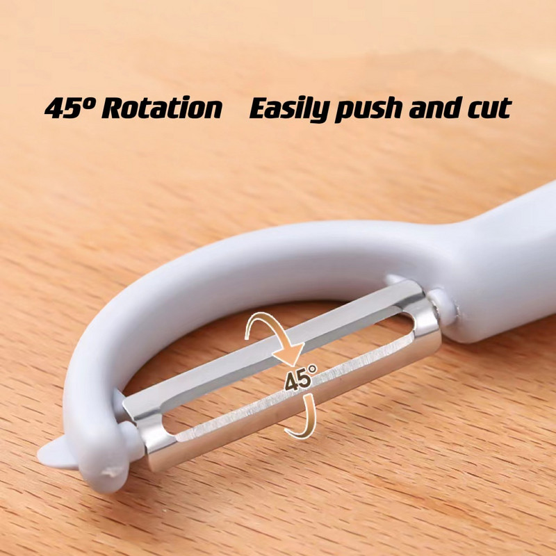 Gulilica od nehrđajućeg čelika, nož za guljenje krumpira i voća, plastična ručka, kuhinjski alat za ribanje za voće