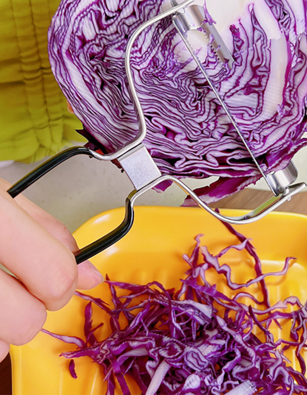 9,5 cm od nehrđajućeg čelika, veliki rezač sa širokim otvorom, gulilica za krastavce, nož za guljenje voća, artefakt za rezanje