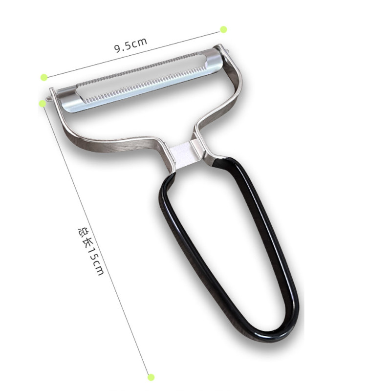 9,5 cm od nehrđajućeg čelika, veliki rezač sa širokim otvorom, gulilica za krastavce, nož za guljenje voća, artefakt za rezanje