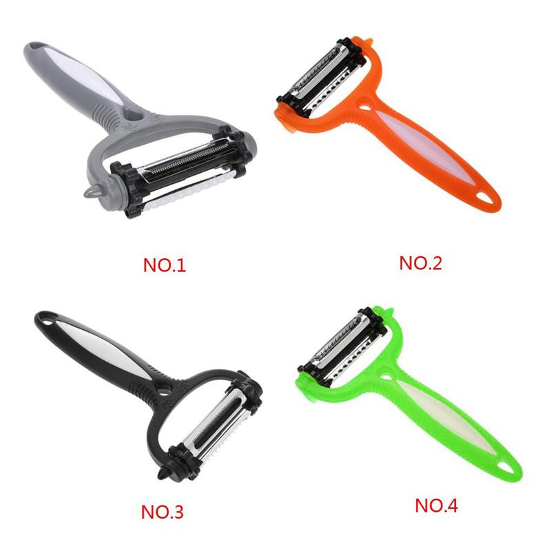 Köögividinaga kartulikoorija Multifunktsionaalne 360-kraadine pöörlev köögiviljakoorija lõikur Melonihöövli riiv Köögi keedutööriist