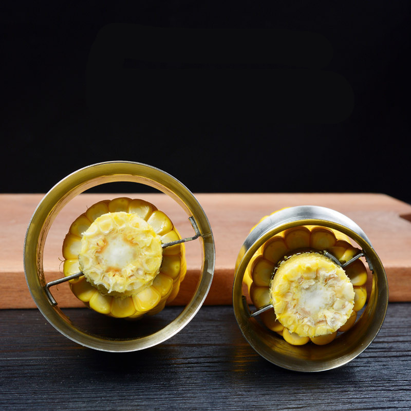 304 Roostevabast terasest maisieemaldi koorija käsitsi maisilõikur, peksu eemaldaja, toidupurusti eraldaja köögiviljatööriista köögiriistad