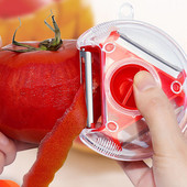 3-ühes Magic Trio koorimiskomplekt viilutaja purustaja koorija Julienne lõikur Multi Peel Blade Zesters riiv Köögitööriistade tarvikud