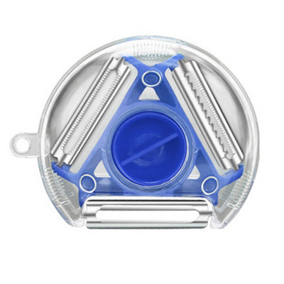 3-ühes Magic Trio koorimiskomplekt viilutaja purustaja koorija Julienne lõikur Multi Peel Blade Zesters riiv Köögitööriistade tarvikud