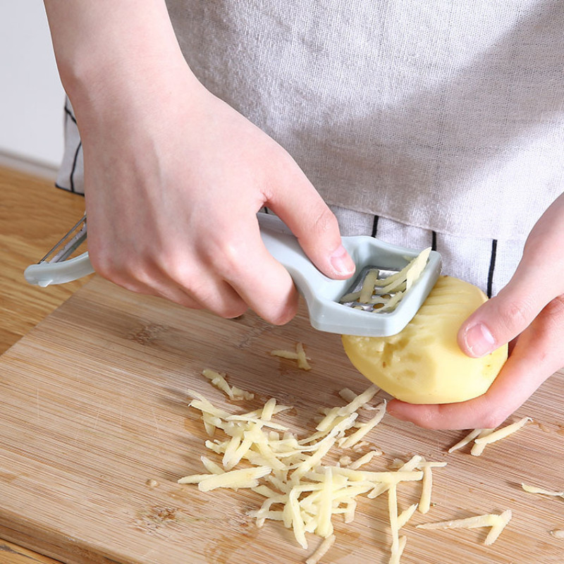 Višenamjenski žičani brijač s dvostrukom glavom za upotrebu u kućanstvu, ljuštilica za dinje i voće, blanjalica za dinje i strugalica